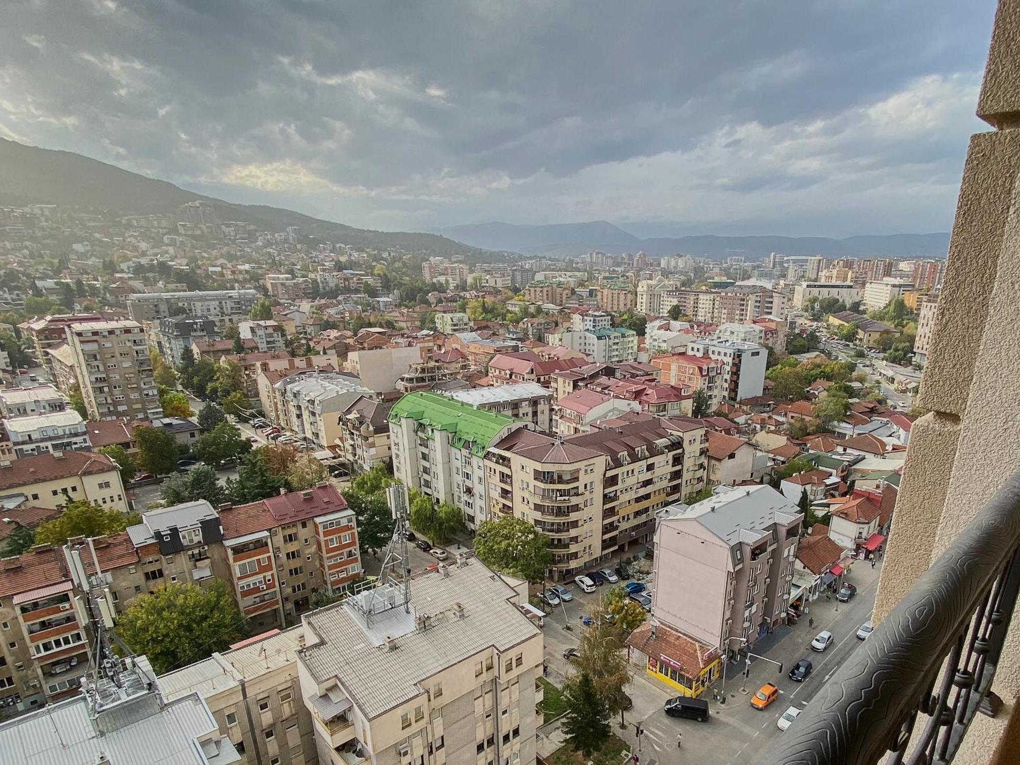 Stylish Studio, Skopje Centre - Private Parking - Panoramic Views Exterior foto